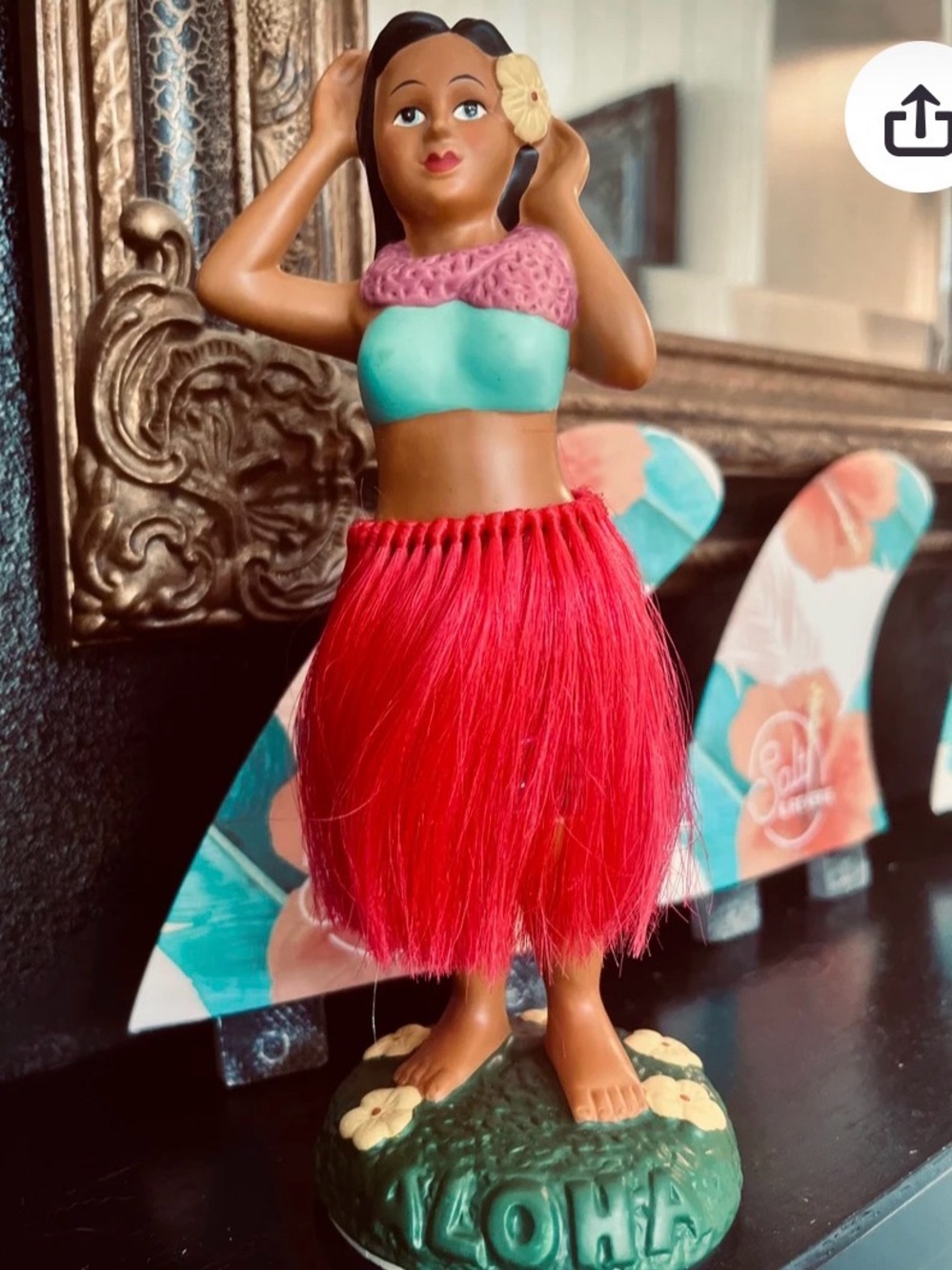 Vintage Hula Girl Goddess